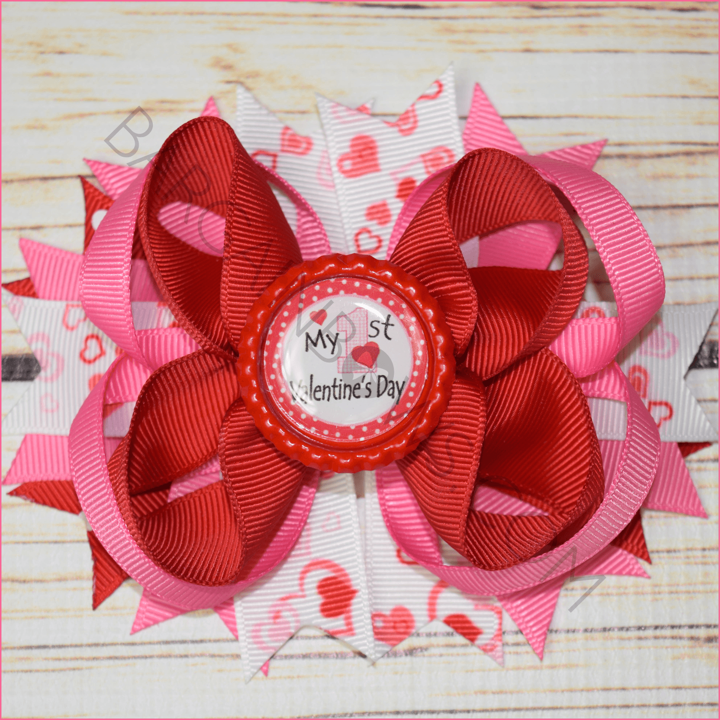 My 1st Valentine's Day Boutique Bow